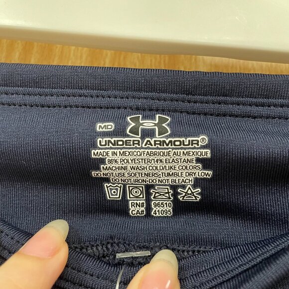 Under Armour Navy Capris Size M NWT - Picture 3 of 3